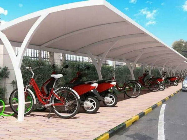 車棚膜結構